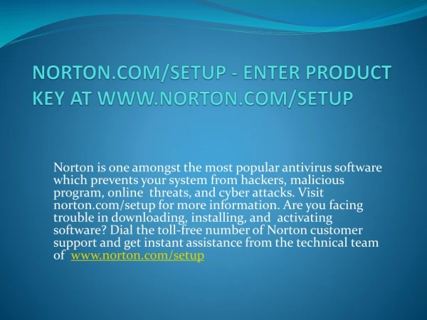 NORTON.COM/SETUP -ACTIVATE & DOWNLOAD NORTON