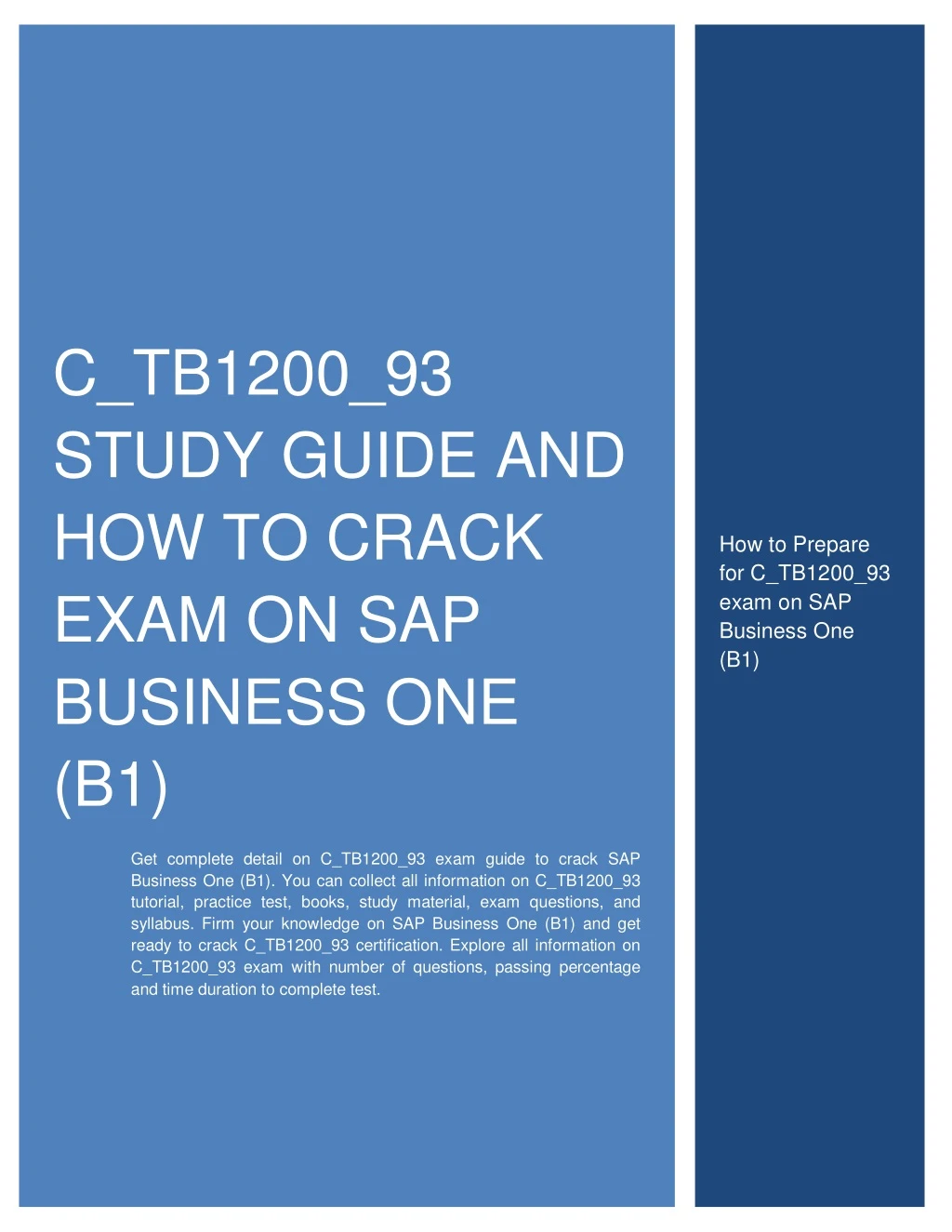 c tb1200 93 study guide and how to crack exam