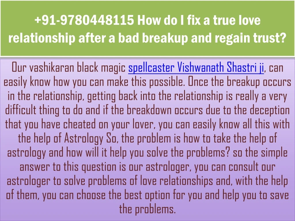91 9780448115 how do i fix a true love relationship after a bad breakup and regain trust