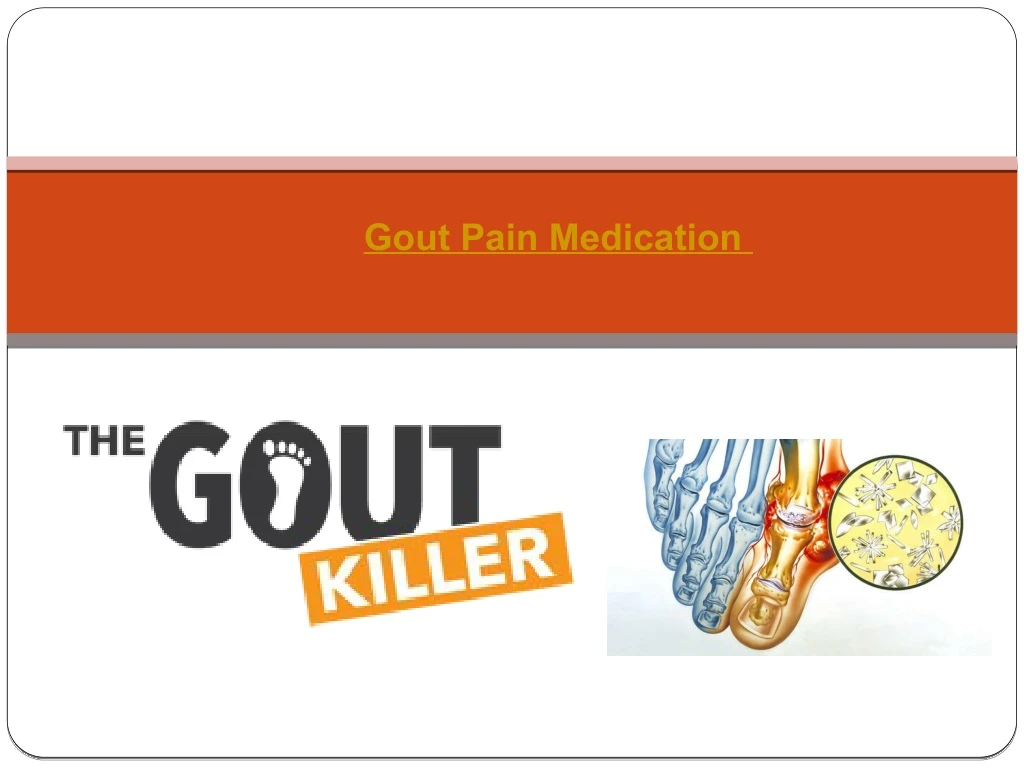 gout pain medication