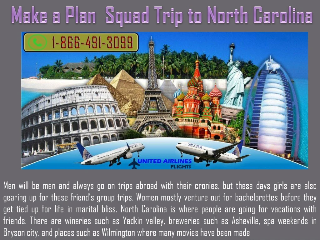 make a plan squad trip to north carolina