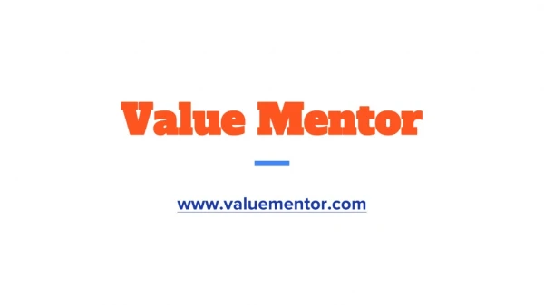 value mentor