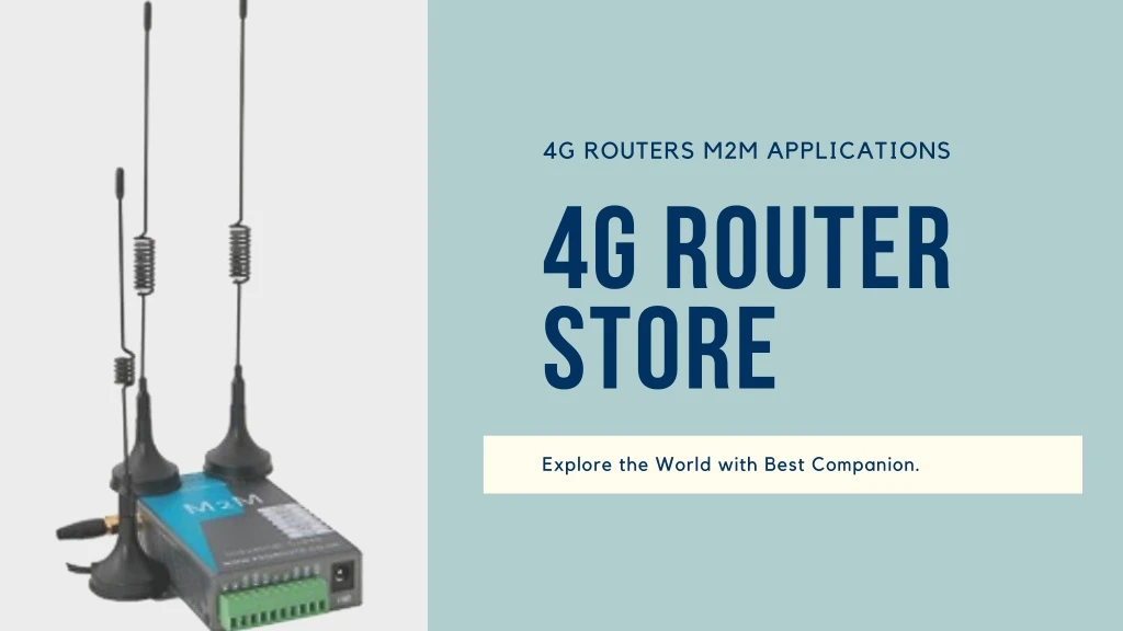 4g routers m2m applications