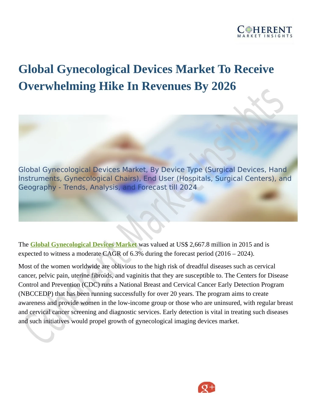global gynecological devices market to receive