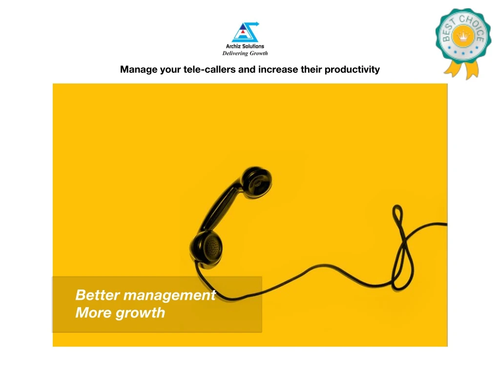 manage your tele callers and increase their