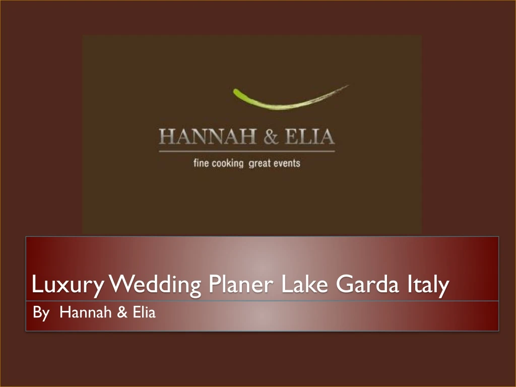 luxury wedding planer lake garda italy