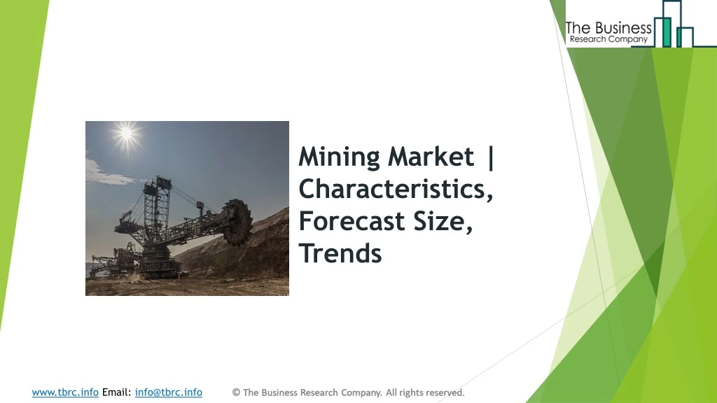 mining market characteristics forecast size trends