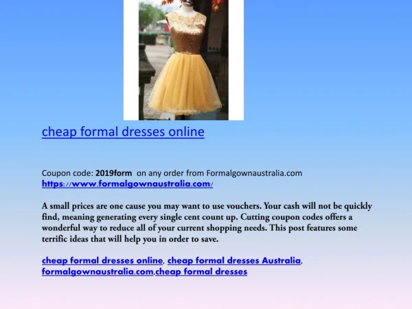 cheap formal dresses online