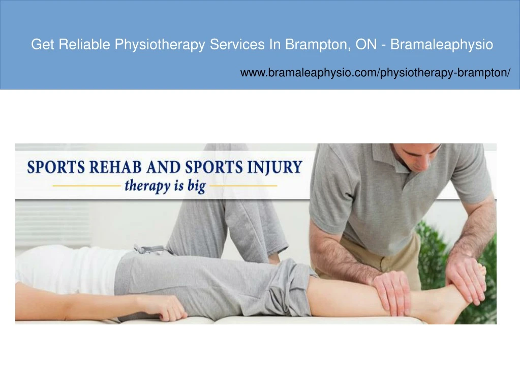 get reliable physiotherapy services in brampton