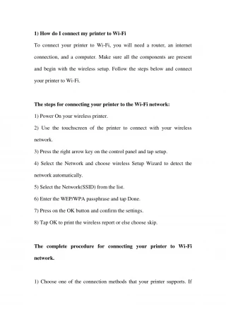 How to connect HP printer to wifi and connect to mac - slide 1