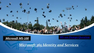 Microsoft Exam PDF | MS-100 Questions Answers - Dumps4download - slide 1