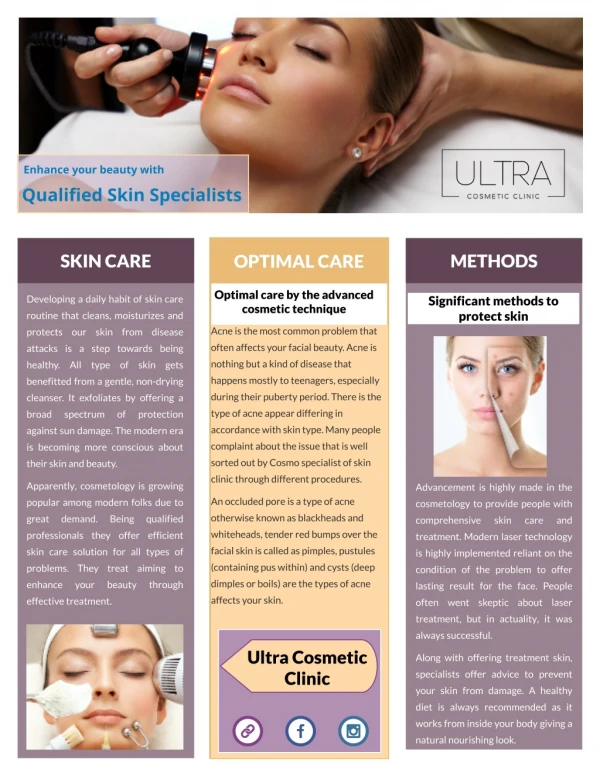 Enhance your Beauty with Qualified Skin Specialists