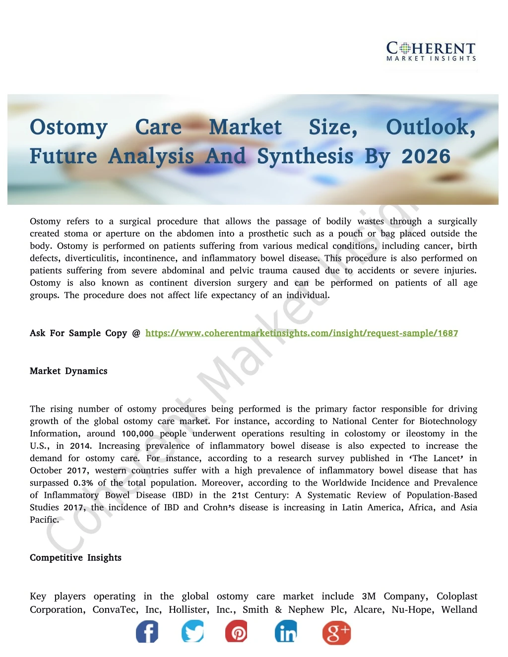ostomy care market size outlook ostomy care