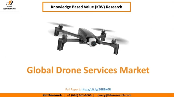 Global Drone Services Market Size | KBV Research