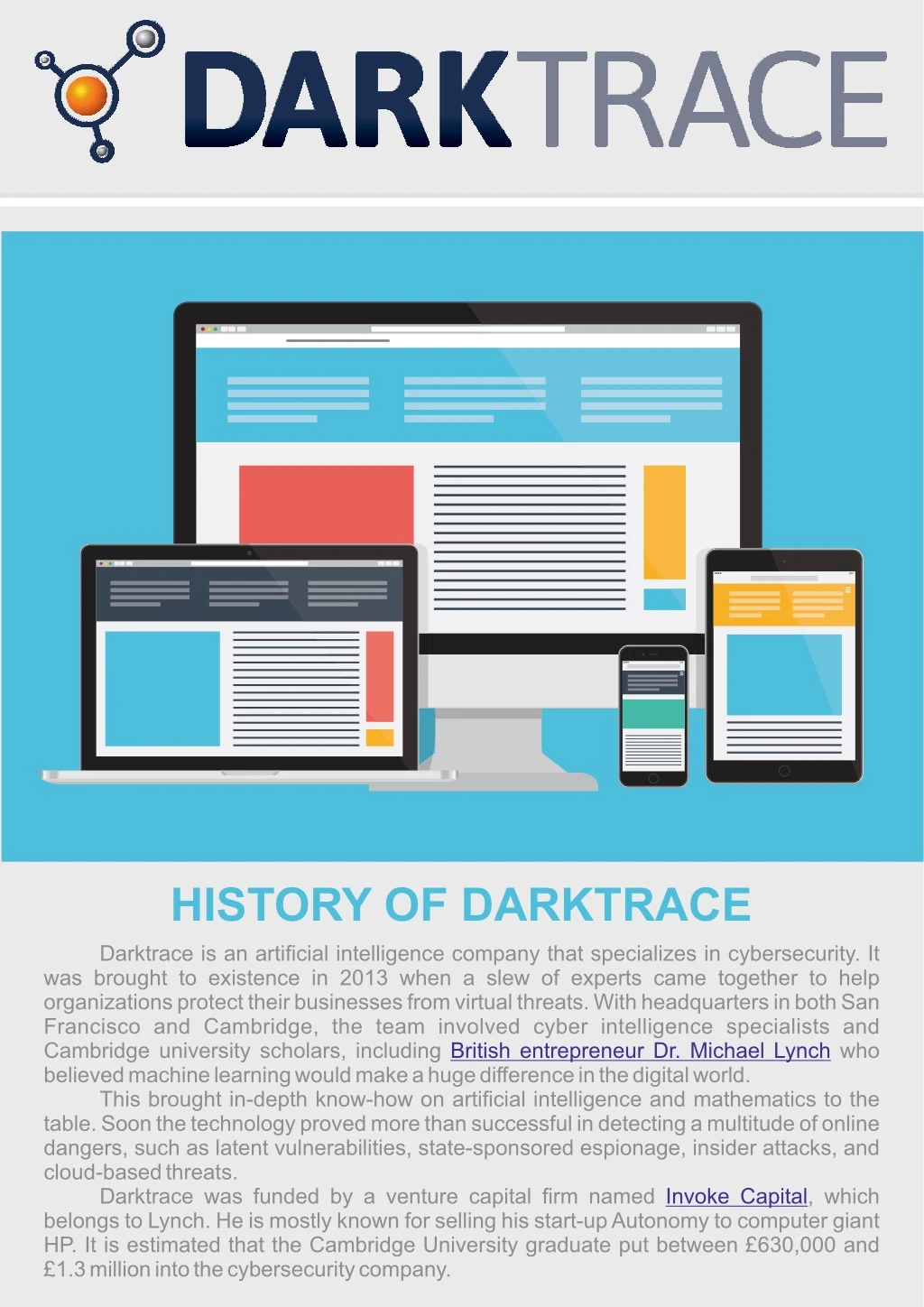 history of darktrace