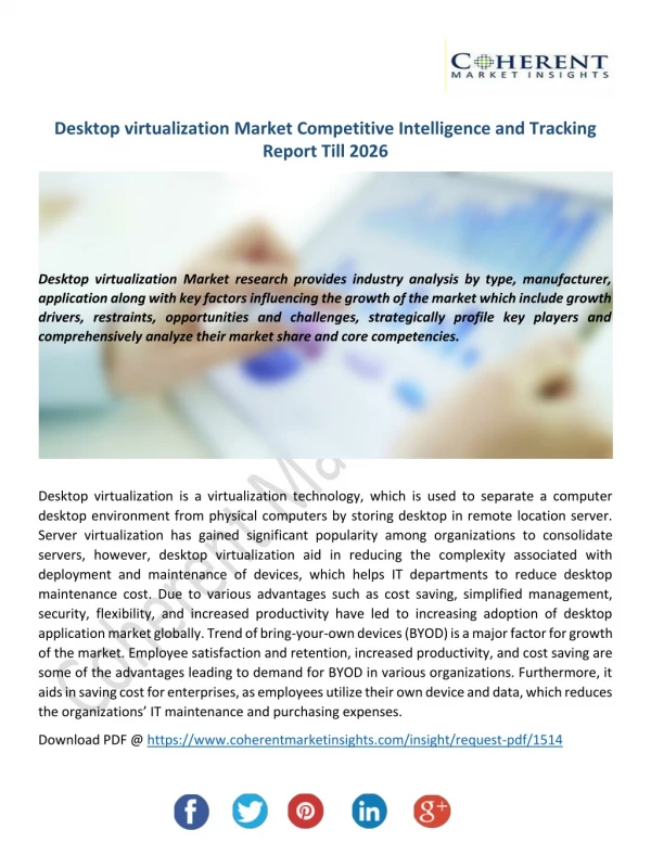 Desktop Virtualization Market