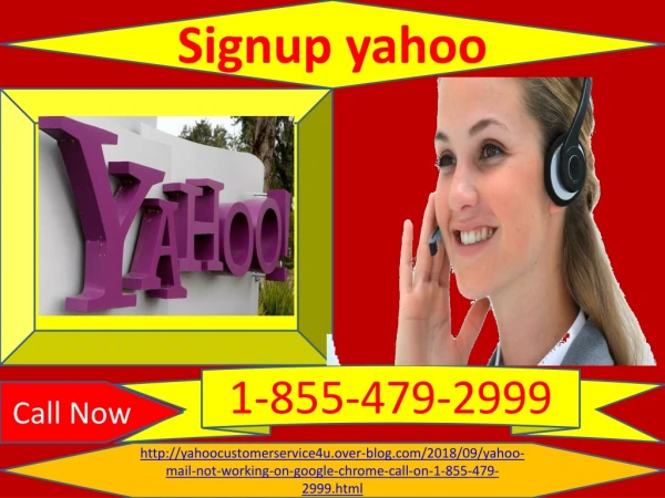 Is your Yahoo mail not working on Google? Contact us now! 1-855-479-2999