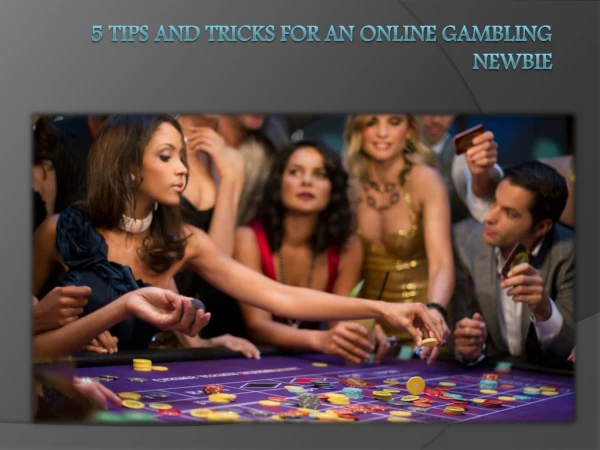 5 Tips and Tricks for an Online Gambling Newbie