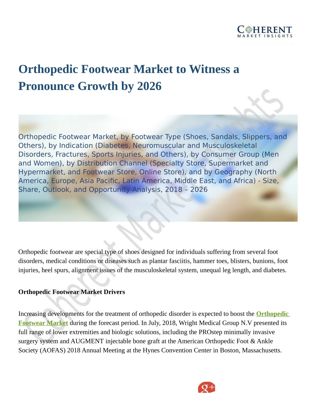 orthopedic footwear market to witness a pronounce