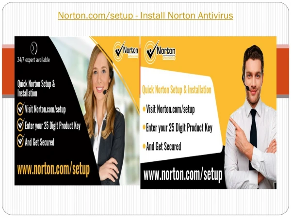 Norton.com/setup - Install Norton Antivirus