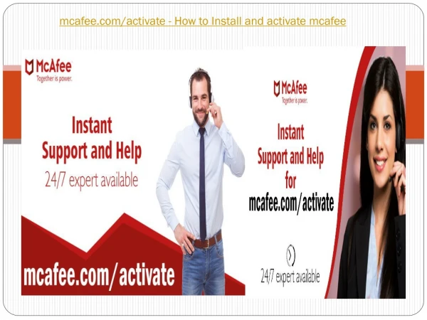 mcafee.com/activate - How to Install and activate mcafee