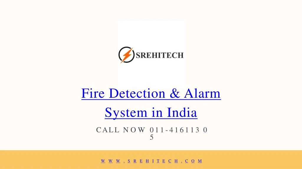 fire detection alarm system in india
