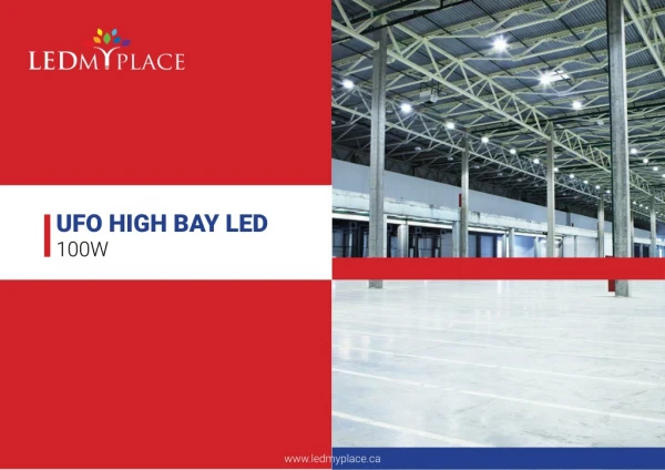 Install UFO High Bay LED 100W for Commercial Lighting