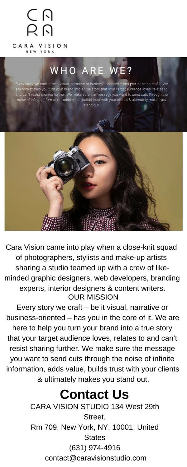 Photography Agency New York | CARA Vison