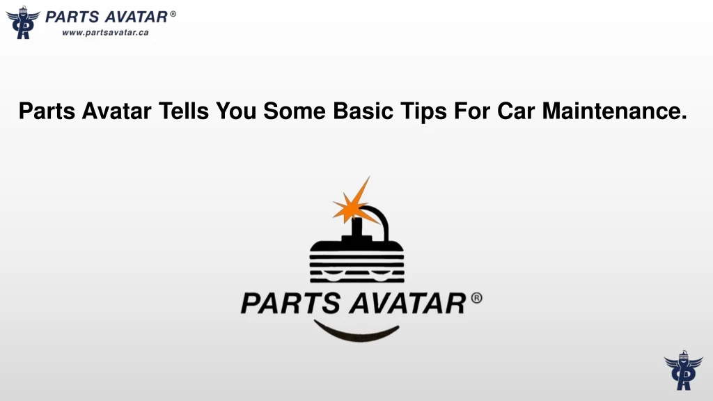 parts avatar tells you some basic tips