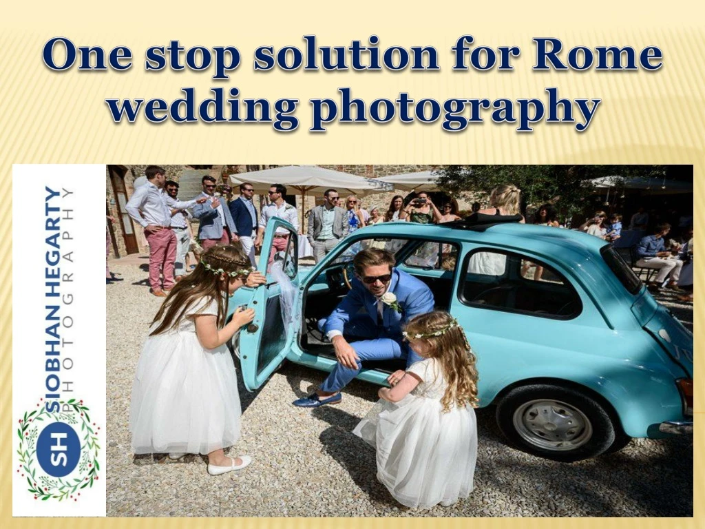 one stop solution for rome wedding photography