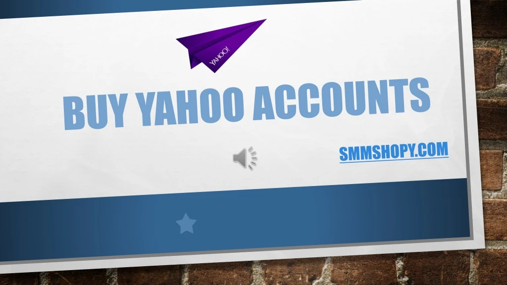buy yahoo accounts