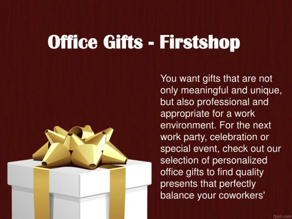 Office Gifts - Firstshop