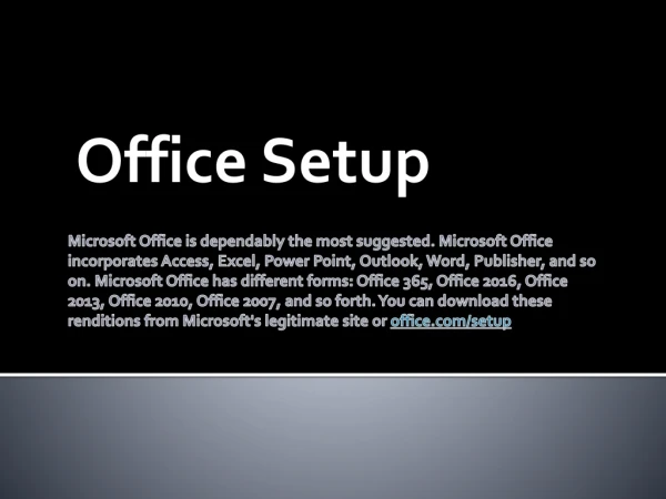 Office.com/setup – Download & Activate Microsoft Office Antivirus