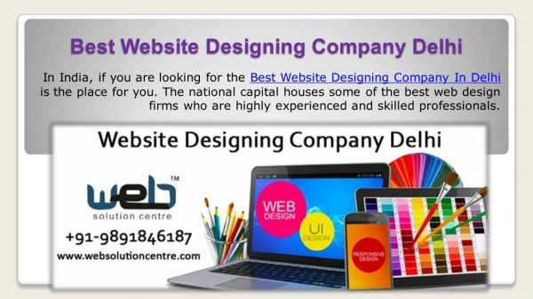 Website Designing Company In India