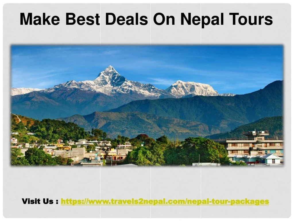 make best deals on nepal tours