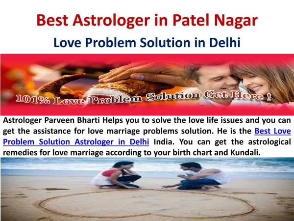 Best Love Problem Solution Astrologer in Delhi