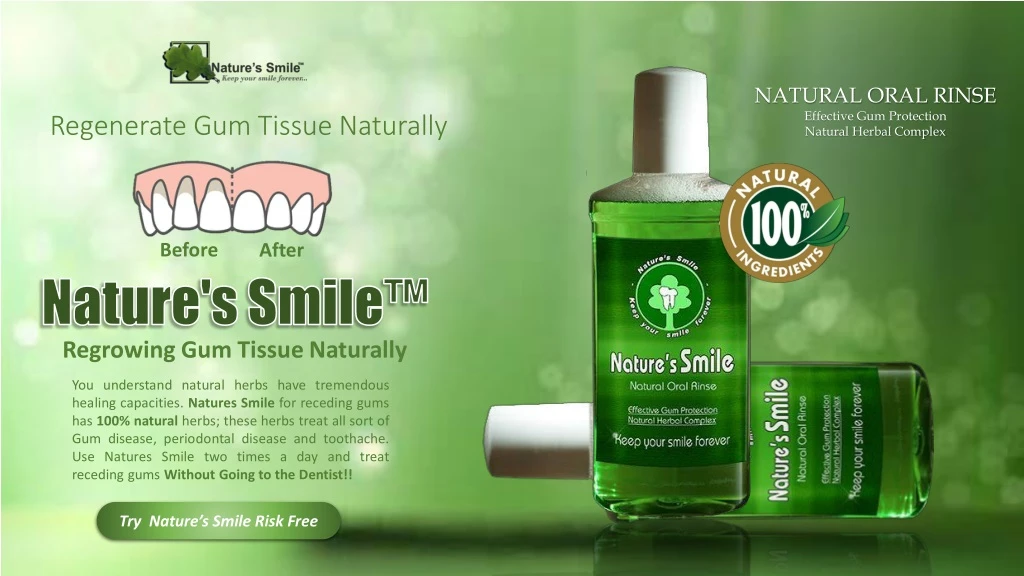 natural oral rinse effective gum protection