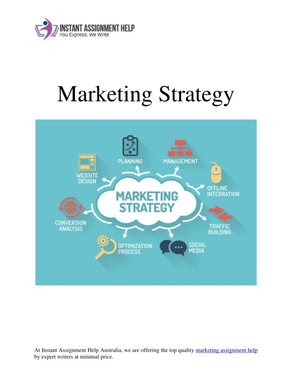 Marketing Strategies Made for the Betterment of the Organization