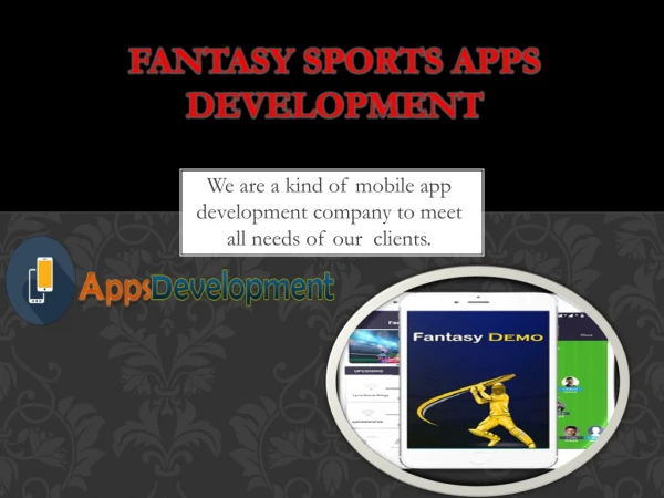 Fantasy Sports Apps Development