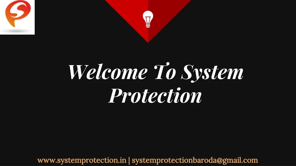 welcome to system protection