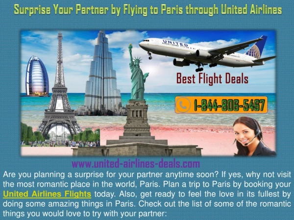 Surprise Your Partner by Flying to Paris through United Airlines