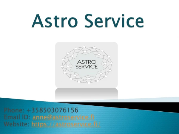 Ammattiastrologien Kurssit - Astro Service