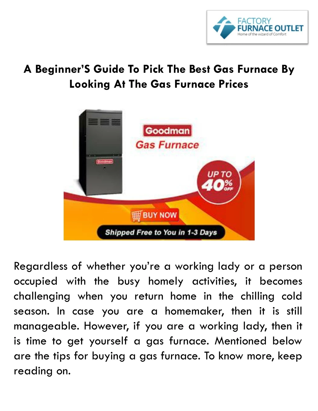 a beginner s guide to pick the best gas furnace