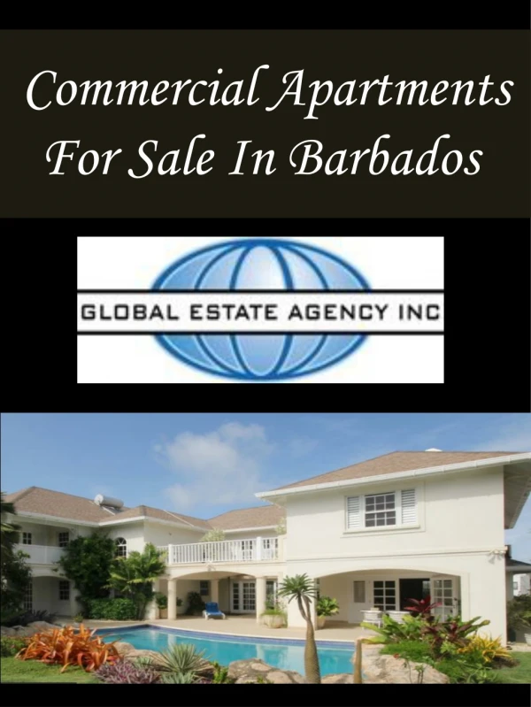 Commercial Apartments For Sale In Barbados