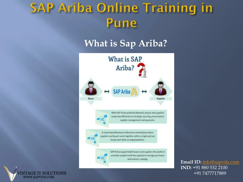 sap ariba online training in pune