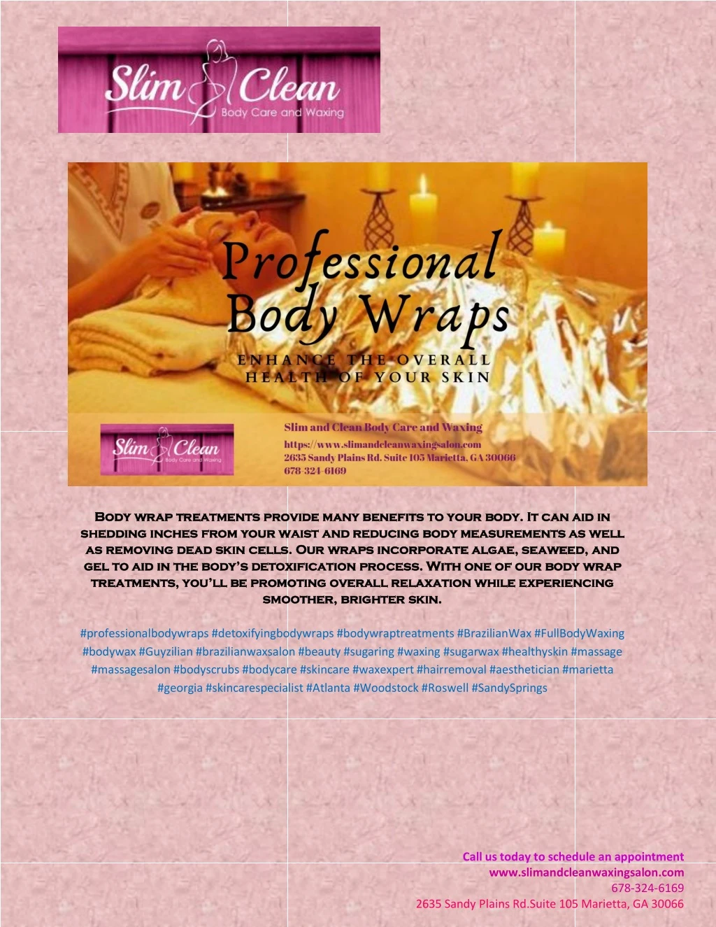 body wrap treatments provide many benefits