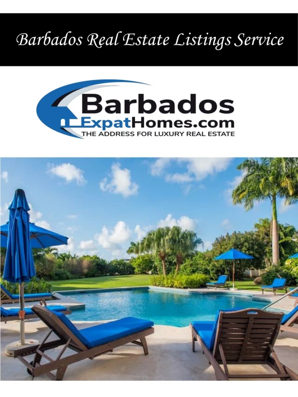 Barbados Real Estate Listings Service