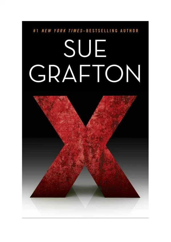 [PDF] X By Sue Grafton Free Download