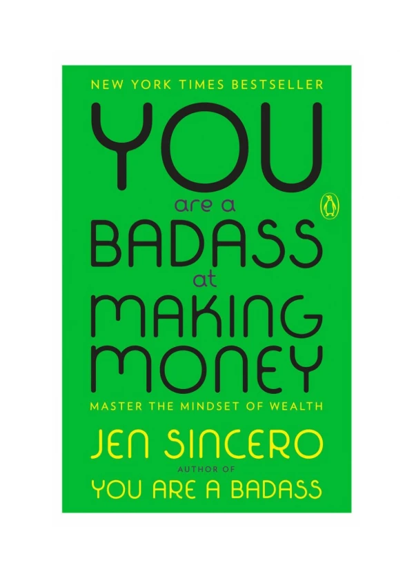 [PDF] You Are a Badass at Making Money By Jen Sincero Free Download