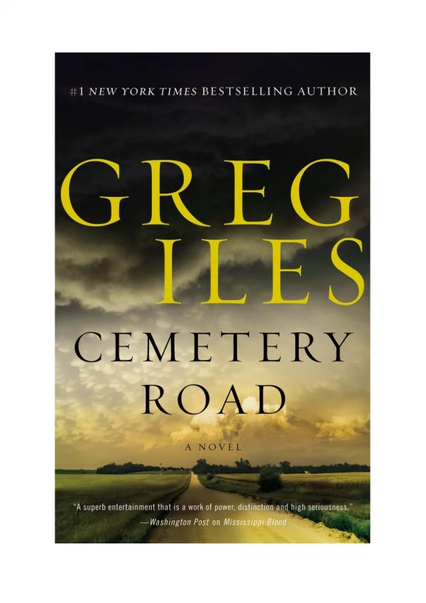 [PDF] Cemetery Road By Greg Iles Free Download